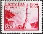 Lotyšsko 1939 Památník svobody v Rize, Michel č.274 raz.