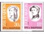 Albánie 1988 Umělci Byron, Delacroix, Michel č.2354-5 **