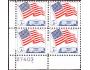 USA 1963 Americká vlajka, Bílý dům, Michel č.838 4-blok s DČ