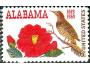 USA 1969 Stát Alabama, pták, květ, Michel č.985 **