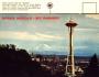 USA 60. Léta, Seattle Space Needle - Mt. Rainier,  nepoužitá