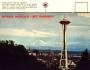 USA 60. Léta, Seattle Space Needle - Mt. Rainier, nepoužitá