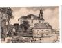 Lidice kostel a stará sýpka r. 1945 okr. Kladno ***53402D