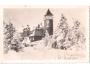 Krušné hory Klínovec hotel rozhledna r.1949 °53440