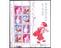 Japonsko 1998 Novoroční známky, Michel č.2603x+2615-7 KB raz