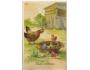 velikonoční přání, prošlá poštou r.1947 Q/357