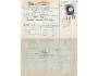 1989 Poštovní průvodka na balík poslaného z Blučiny do vězni