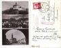 Frýdlant 1946, okénková pohlednice, vlakové razítko Závidov