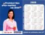 Kapesní kalendářík Provident 2009