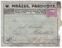 PARDUBICE REKLAMA+ HRADČANY /rok1919*c7255
