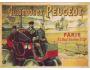 Automobiles Peugeot, Francie, pohlednice cca 1970