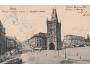 PRAHA PŘÍKOPY S PRAŠNOU BRÁNOU BEZ NAKL. r. 1906 °PA234