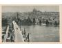 PRAHA KARLŮV MOST HRADČANY r.1947 BEZ NAKL PÅ383
