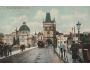 PRAHA KARLŮV MOST TRAMVAJ r.1910 BEZ NAKL °PA400