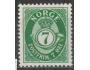 Norsko 1940 Poštovní trubka, Michel č.219 **, vada lepu
