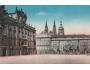 PRAHA KRÁL. HRAD ARCIBISK. PALÁC r. 1910 NAKL. JRW °PA717