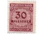 Německá říše (*)Mi.320 Číslice v kruhu a  poštovní trubky