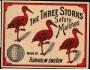 Švédsko 1935 Three Storks - 3 čápi, Zápalková nálepka balíčk