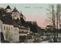 BECHYNĚ ZÁMEK MLÝN ZLATÁ OKNA r. 1912 NAKL SOUHRADA °HC631