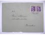 Dopis 1944 vlaková pošta Brno - Praha, 2x 60 hal Hitler