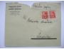 Dopis 1944 F. Švarc firma Zemské plodiny Roveň u Pardubic