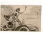 Velikonoční s autem a ženami prošlá r.1909 SV13/36