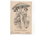 Přání s dívkami a hřibem prošlá r.1903 SV13/53