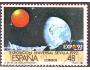 Španělsko 1987 Expo Sevilla, pohled na Zemi z Měsíce, Michel