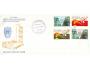 Guyana 1970 25 let OSN, Michel č.376-9 FDC