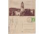 Hrad Zvíkov, 1922 pohlednice prošlá poštou, razítko Horní Zá
