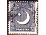 Pakistan 1949 Měsíc a hvězda, Michel č.47A raz.