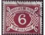 Irsko 1925 Číslice, doplatní známka, Michel č.P4 raz.