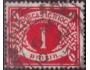 Irsko 1940 Číslice, doplatní známka, Michel č.P6 raz.