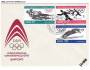 NDR FDC Mi.1725-30 Sport - Zimní OH Sapporo 1972 (2 FDC)