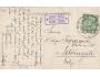 POŠTOVNA LUŽNÁ =VSETÍN/mal.UPRKA =KROJ /rok1911*c4208