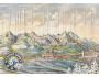 VYSOKÉ TATRY =PANORÁMA MAPA /rok1960-90?*UF6047