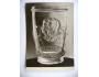 Gottwald Stalin - broušená váza Železnobrodské sklo M.Plátek