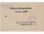 POŠTOVNA NĚMECKÁ LIBINA=ŠUMPERK=SUDETY=rok1941*c10234