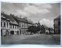 Rousínov o. Vyškov hotel Záložna, staré nákladní auto 1959