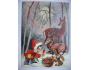 Vánoce v lese dárky jelen laň zajíc - J. Růžičková Svépomoc