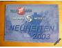 Barevný katalogový dodatek firmy TILLIG TT Bahn - 2003 *246