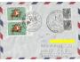 Itálie 1975 Den známky Michel č.1516x2, 1955x2 na dopisu raz
