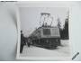 Fotografie černobílá elektrické železnice v Tatrách *4205