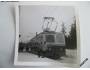 Fotografie černobílá elektrické železnice v Tatrách *4245