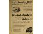 Pozvánka na Kleinbahnfest do Freitalu 1. - 2.12.2001 *1095
