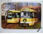 Reklamní kartička tramvají VARIO + T3 - 115let MHD Plzeň *5