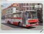 Reklam.kartička autobusu KAROSA B 731 - Vozíme Plzeň *170