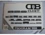 Černobílý katalog firmy DB Club - 1989 - TT *450