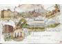 TEPLICE-LITOGRAFIE / r.1900 / M376-230+231