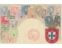 PORTUGAL-ZNÁMKOVÁ POHLEDNICE-PLASTICKÁ / r.1930 / M371-1+2